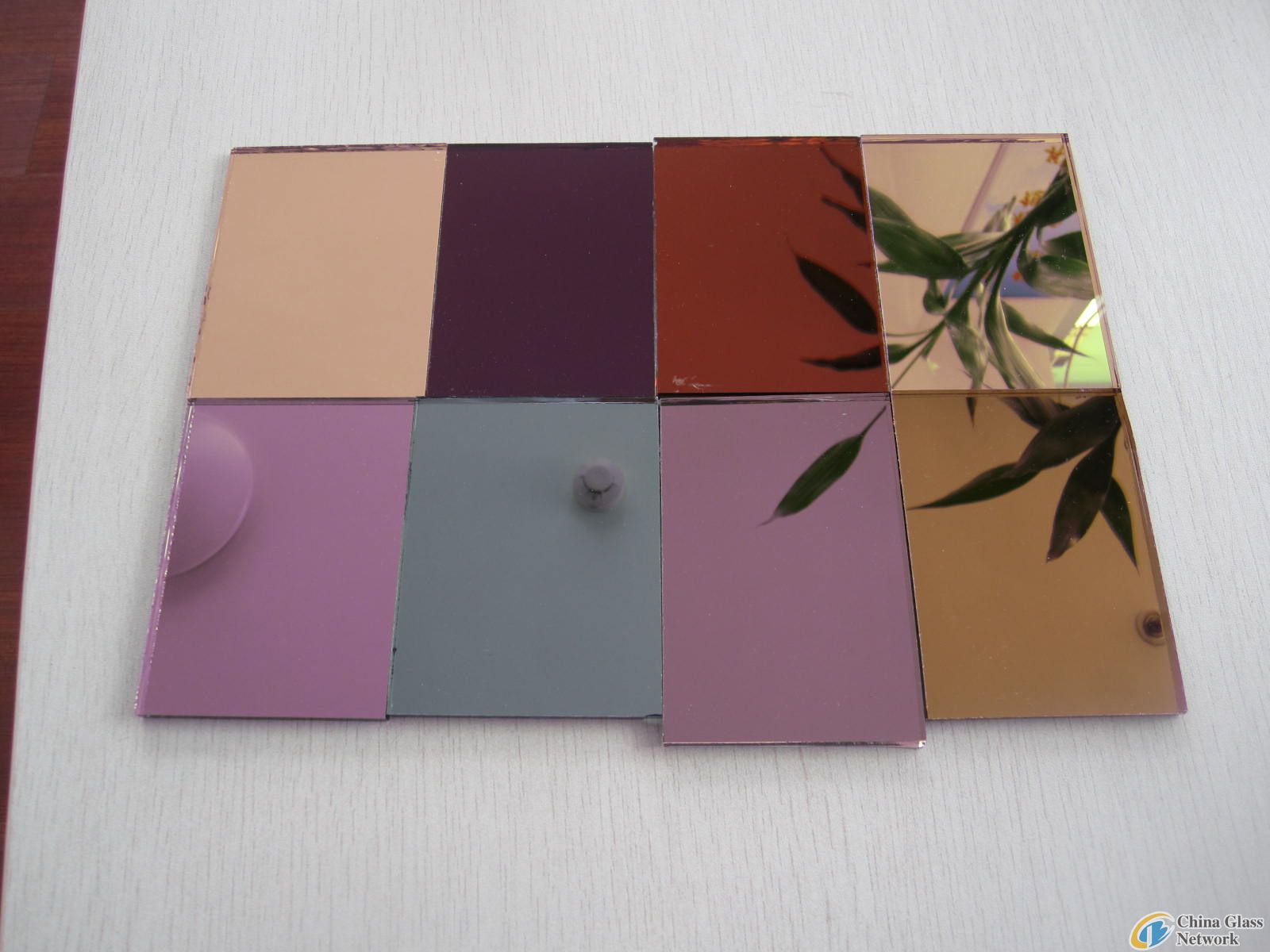 bronze tinted glass mirror